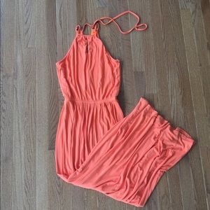 Orange Maxi dress size XS